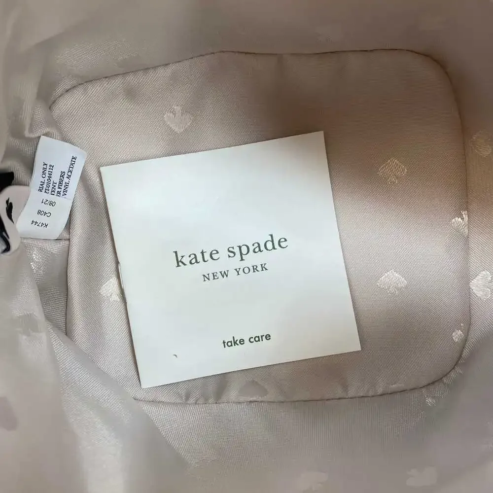 Kate Spade White Blue Arctic Friends Polar Bear Crossbody Bag | OS